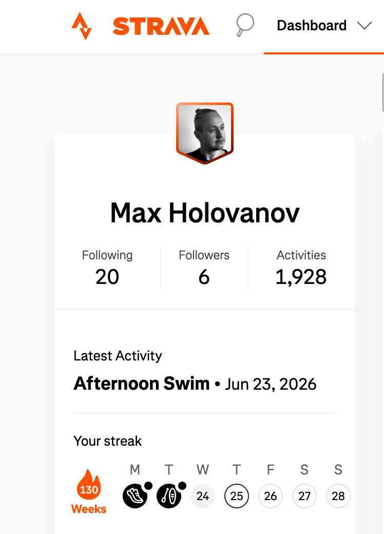 Everything already syncs here from my Garmin — the data was never the problem.