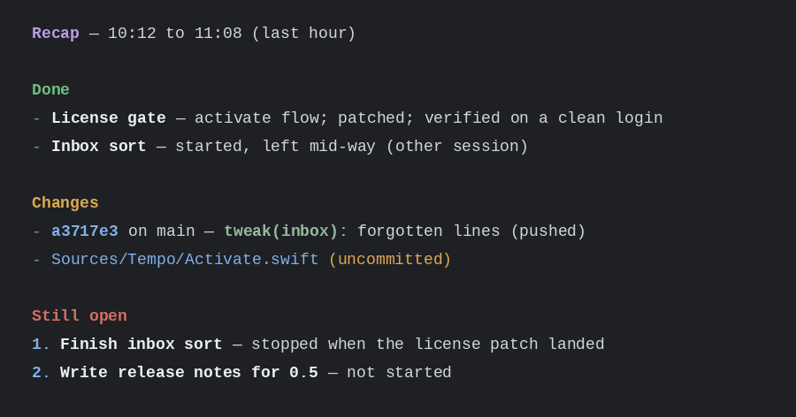 I Taught My AI Two Skills: Recap What Happened, Then Audit the Backlog Against Reality