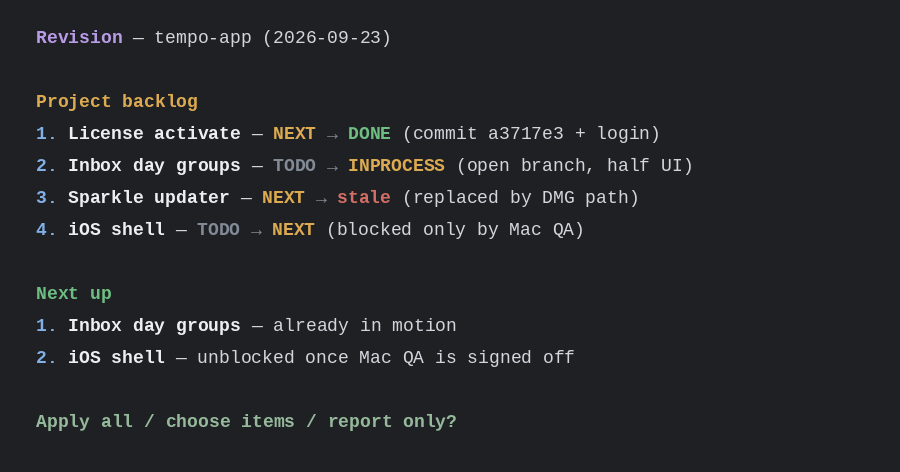 I Taught My AI Two Skills: Recap What Happened, Then Audit the Backlog Against Reality