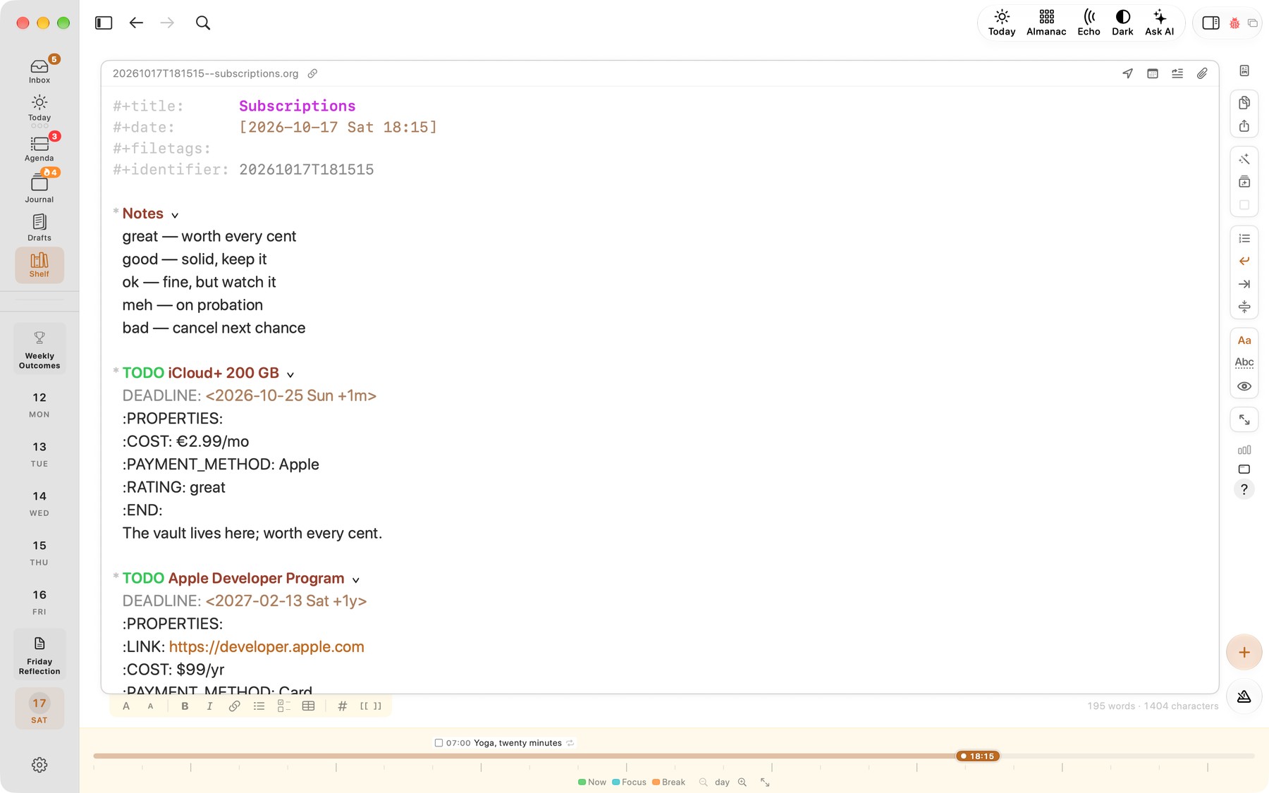 20 Things Obsidian Needs Plugins For That Org Has Built In