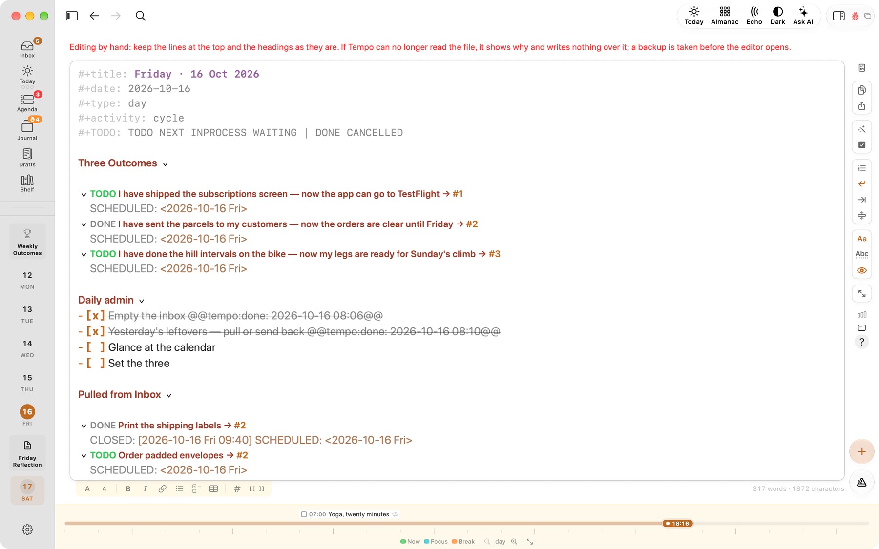 20 Things Obsidian Needs Plugins For That Org Has Built In