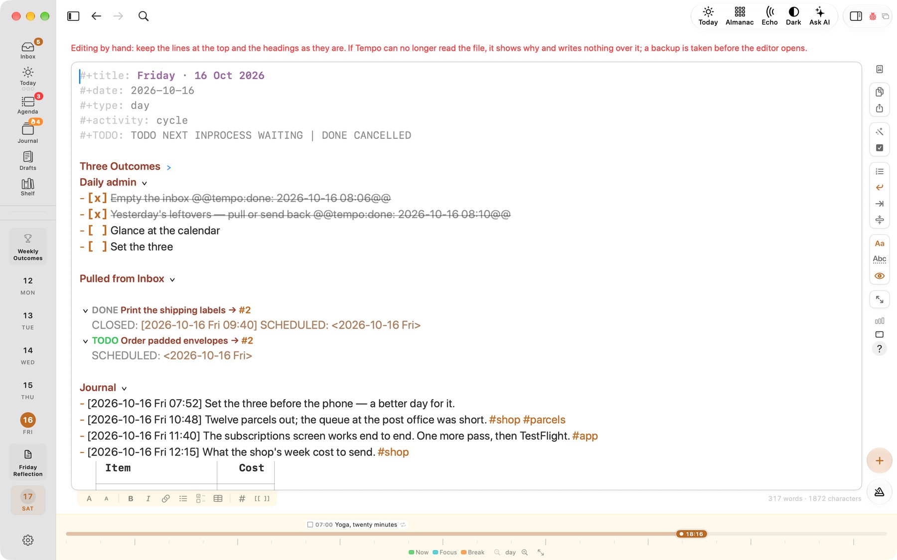 20 Things Obsidian Needs Plugins For That Org Has Built In
